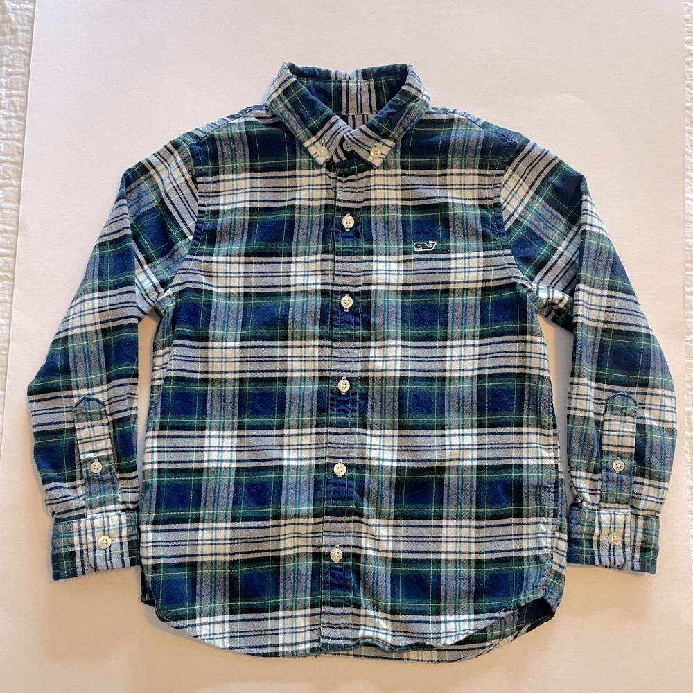 Vineyard Vines Flannel Plaid Button-down Shirt.